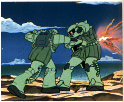 37 - The two Zakus fight